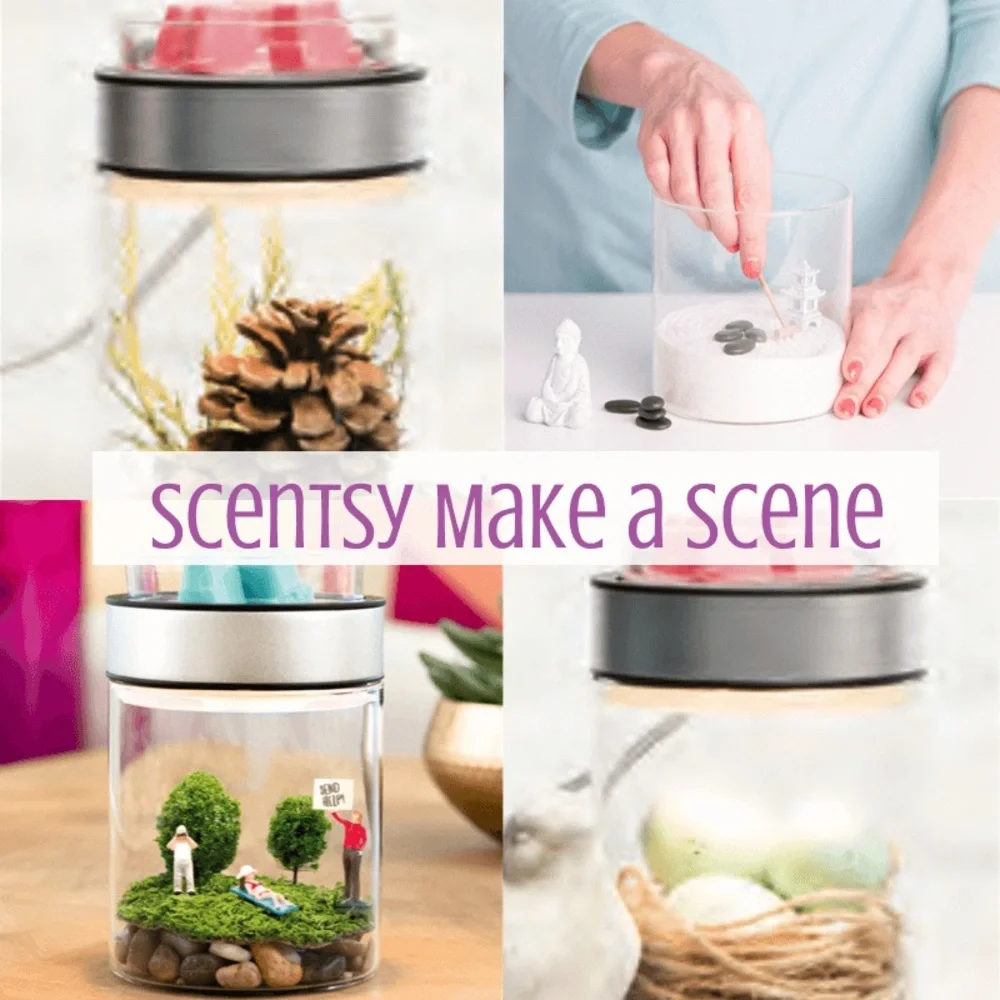 SCENTSY MAKE-A-SCENE WARMER RETIRED - Picture 7 of 7